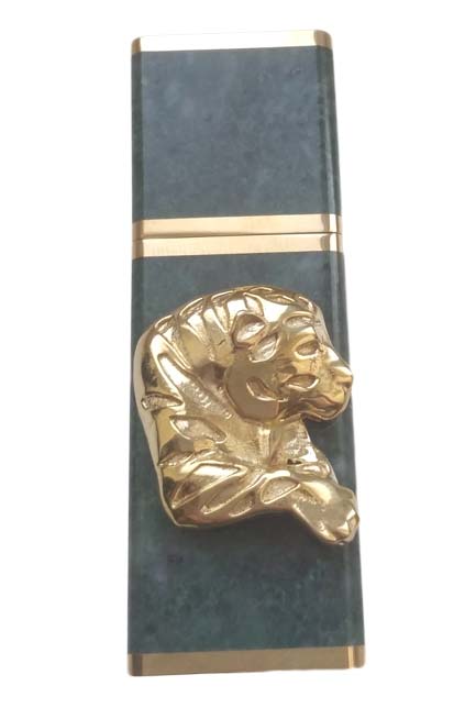 USB флешка из мрамора с бронзовой головой тигра_dopphoto