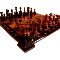 Шахматы из натурального камня «Гроссмейстерские средние»