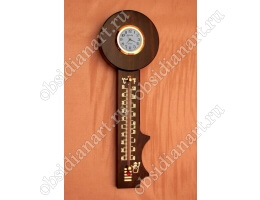 Термометр-часы настенные «Ключ»