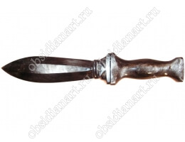 Нож «Средневековье» из камня обсидиан