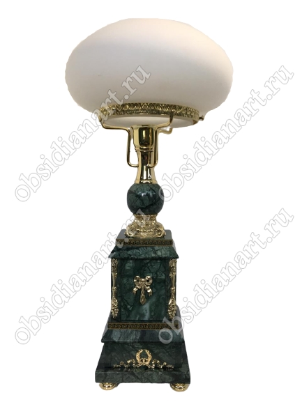 Настольный светильник «Византийский» из мрамора и бронзы