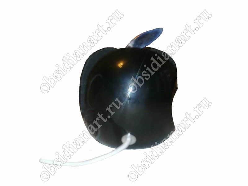 Зарядное устройство/подставка для айпад/айфон (ipad / iphone) из натурального камня в форме яблока