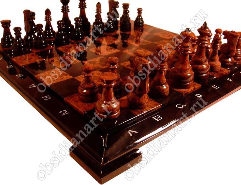 Шахматы из натурального камня «Гроссмейстерские средние»
